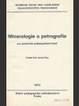 Mineralogie a petrografie pro posluchače pedagogických fakult - náhled