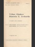 Výber článkov Daniela G. Licharda - náhled