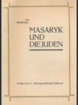 Masaryk und die Juden - náhled