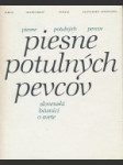 Piesne potulných pevcov - náhled