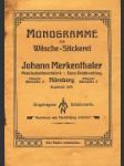 Monogramme zur Wäsche- Stickerei - náhled