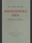 Sociologická idea - náhled