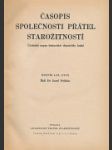 Časopis společnosti přátel starožitností LIX, 1953 - náhled