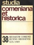 Studia comeniana et historica - náhled