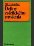 Dejiny estetického myslenia - náhled