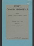 Český časopis historický, ročník XLII, sešit 3. - 4. - náhled