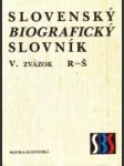 Slovenský biografický slovník R - Š - náhled