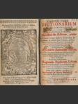 Joannis Frisii Dictionarium Latino-Germanicum, Nec-Non Germanico-Latinum - náhled