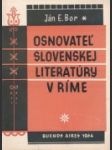 Osnovateľ slovenskej literatúry v Ríme - náhled