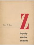 Zápisky starého študenta - náhled