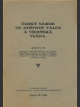 Český národ ve světové válce a vídeňská vláda - náhled