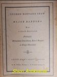 MAJOR BARBORA - Hra o třech dějstvích - SHAW George Bernard - náhled