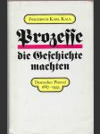 Prozesse, die Geschichte machten - Deutscher Pitaval von 1887 bis 1933 - náhled