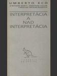 Interpretácia a nadinterpretácia - náhled