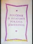 Poučenie o sviatosti pokánia ( zmierenia ) - náhled