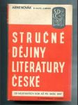 Stručné dějiny literatury české (Od nejstarších dob až po naše dny) - náhled