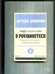 O povinnostech (Rozprava o třech knihách věnovaná synu Markovi) - náhled