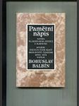 Pamětní nápis (Satira na Bernarda Ignáce z Martinic, kterou jménem čtyř stavů Království českého roku 1672 napsal Bohuslav Balbín) - náhled