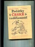 Počátky české vzdělanosti - náhled