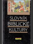 Slovník biblické kultury - náhled