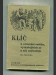 Klíč k určování rostlin, vyskytujících se u nás nejčastěji - náhled