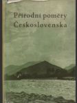 Přírodní poměry československa - náhled