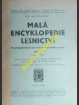 Malá encyklopedie lesnictví - stručný přehled lesnictví pro potřebu praxe - díl i-ii - frič jan / mařan bohuslav / pfeffer antonín / svoboda pravdomil / lysý františek / řezníček jan / šimán františek - náhled