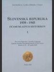 Slovenská republika 1939-1945 očami mladých historikov I. - náhled