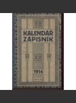 Kalendář zápisník 1914 - náhled