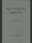 Tranovského sborník - náhled