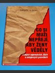 Co si muži nepřejí, aby ženy věděly - O jejich tajemstvích, lžích a zatajených pravdách - náhled