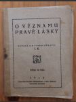 O významu pravé lásky - náhled