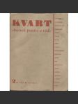 Kvart: Sborník poesie a vědy, číslo 2., ročník 5/1947 - náhled