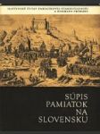 Súpis pamiatok na Slovensku I.- III. - náhled