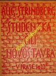 Studentka čili novostavba - strindberg august - náhled