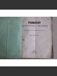 Památky archaeologické a místopisné, díl II. (1856-1857) [historie, archeologie, místopis, dějiny míst] - náhled