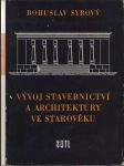 Vývoj stavebnictví a architektury ve starověku - náhled