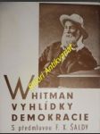 Vyhlídky demokracie - whitman walt - náhled