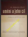 Umění a jeho cíl - zbořil blahoslav - náhled