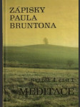 Zápisky paula bruntona – meditace - náhled