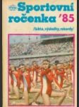 Sportovní ročenka ´85 - náhled