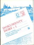 Dokumenty doby č.1 - náhled