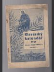 Klaverský kalendář  1937   - náhled