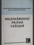 Mezinárodní právo veřejné - seidl-hohenveldern - náhled