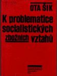 K problematice socialistických zbožních vztahů - náhled