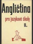 Angličtina pro jazykové školy ii. - náhled