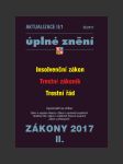 Zákony 2017 - aktualizace  ii/1 - úplné znění - iii/2017 - náhled