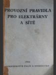 Provozní pravidla pro elektrárny a sítě - náhled