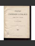 Pražské zahrady a paláce: dojmy, črty a nálady - náhled