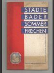 Städte Bäder Sommerfrischen des Verkehrverbandes - náhled